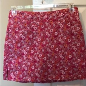 Lady Hagen pink and orange golf skort
